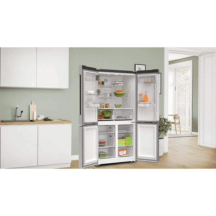 Serie 4 Multipuerta 183 x 90.5 cm Acero antihuellas, Total NoFrost, VitaFresh 10