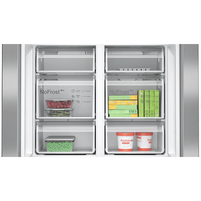 Serie 4 Multipuerta 183 x 90.5 cm Acero antihuellas, Total NoFrost, Cajón Big Box 8