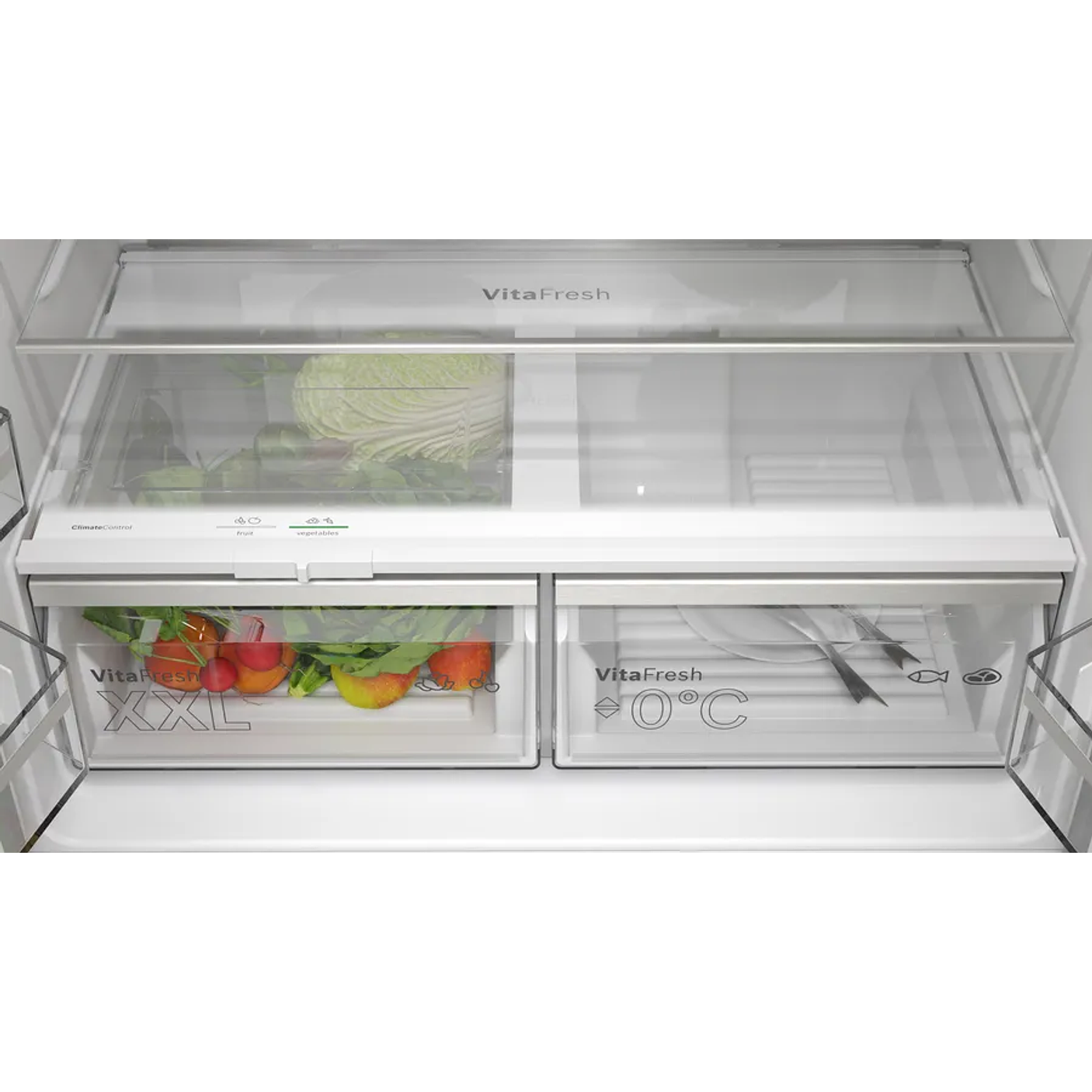 Serie 4 Multipuerta 183 x 90.5 cm Acero antihuellas, Total NoFrost, Cajón Big Box 10