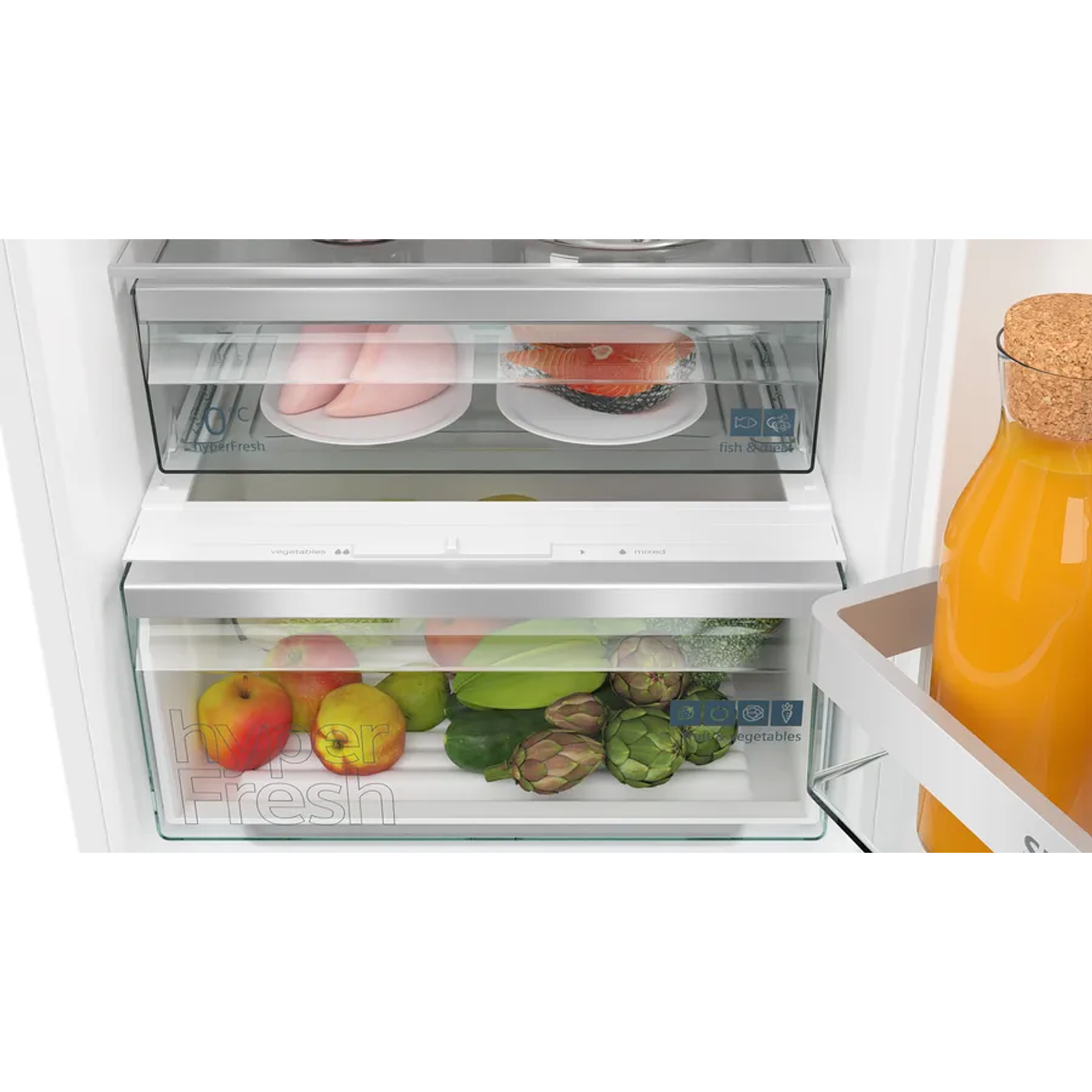 iQ300 Frigorífico combi integrable 177.2 x 54.1 cm Puerta fija 6