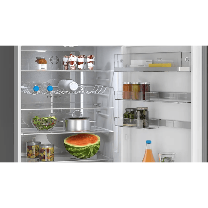 Serie 6 Frigorífico combinado de libre instalación, Acabado en cristal 203 x 70 cm Negro, Total NoFrost 5