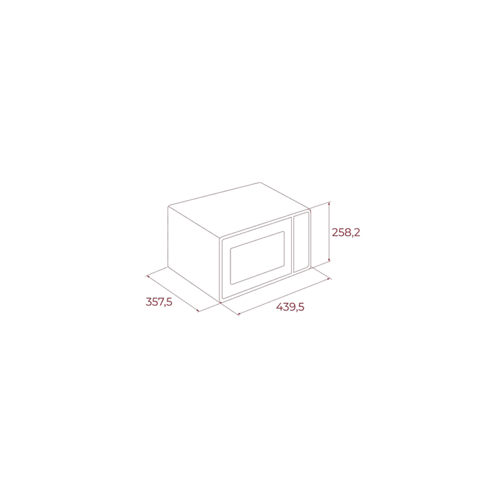 Microondas MW FS20 20 L Control Mecánico Blanco 8