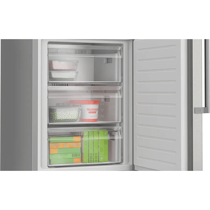 Serie 6 Frigorífico combinado de libre instalación 203 x 60 cm Acero antihuellas, Total NoFrost 8