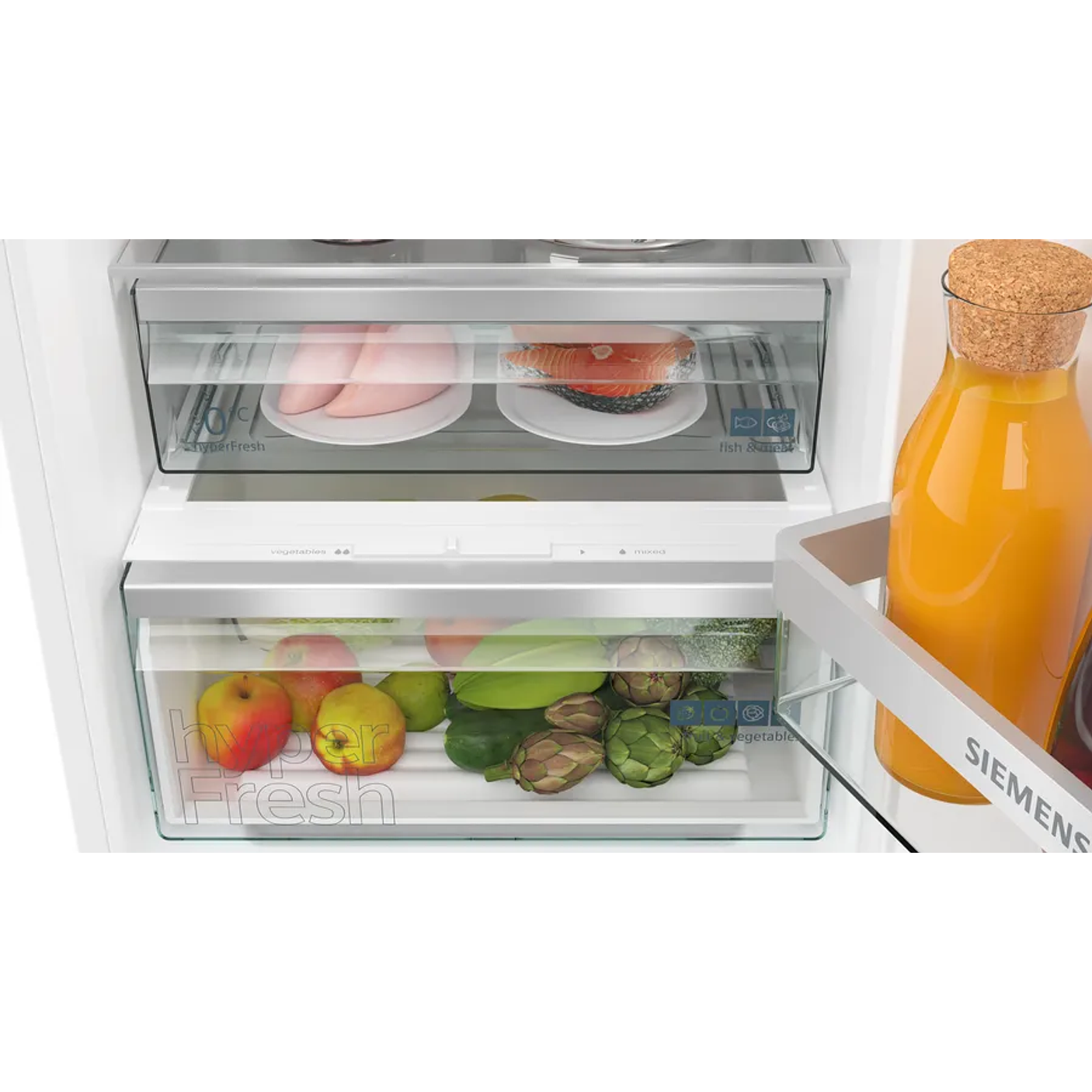 iQ300 Frigorífico combi integrable 177.2 x 54.1 cm Puerta deslizante 3