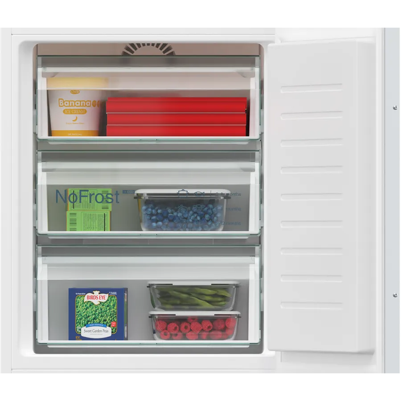 iQ300 Frigorífico combi integrable 177.2 x 54.1 cm Puerta deslizante 4