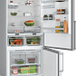 Serie 6 Frigorífico combinado de libre instalación 186 x 86 cm Acero antihuellas, Total NoFrost, Función refrigeración 