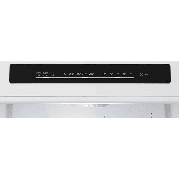 Serie 4 Frigorífico combinado de libre instalación 203 x 60 cm Acero mate antihuellas, Total NoFrost 2