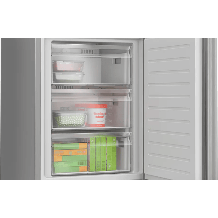 Serie 4 Frigorífico combinado de libre instalación 203 x 60 cm Acero mate antihuellas, Total NoFrost 15