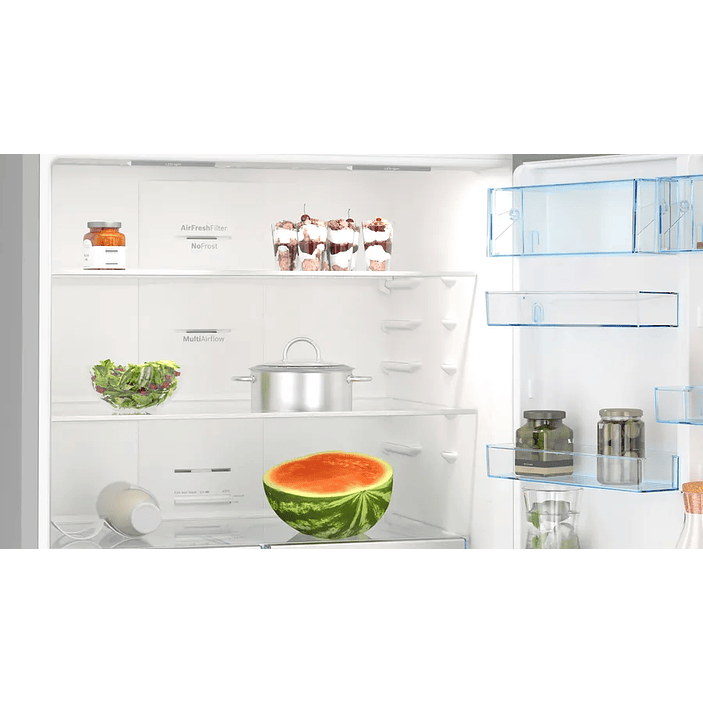 Serie 4 Frigorífico combinado de libre instalación 186 x 86 cm Acero antihuellas, Total NoFrost 5