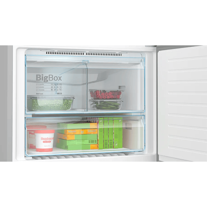 Serie 4 Frigorífico combinado de libre instalación 186 x 86 cm Acero antihuellas, Total NoFrost 7