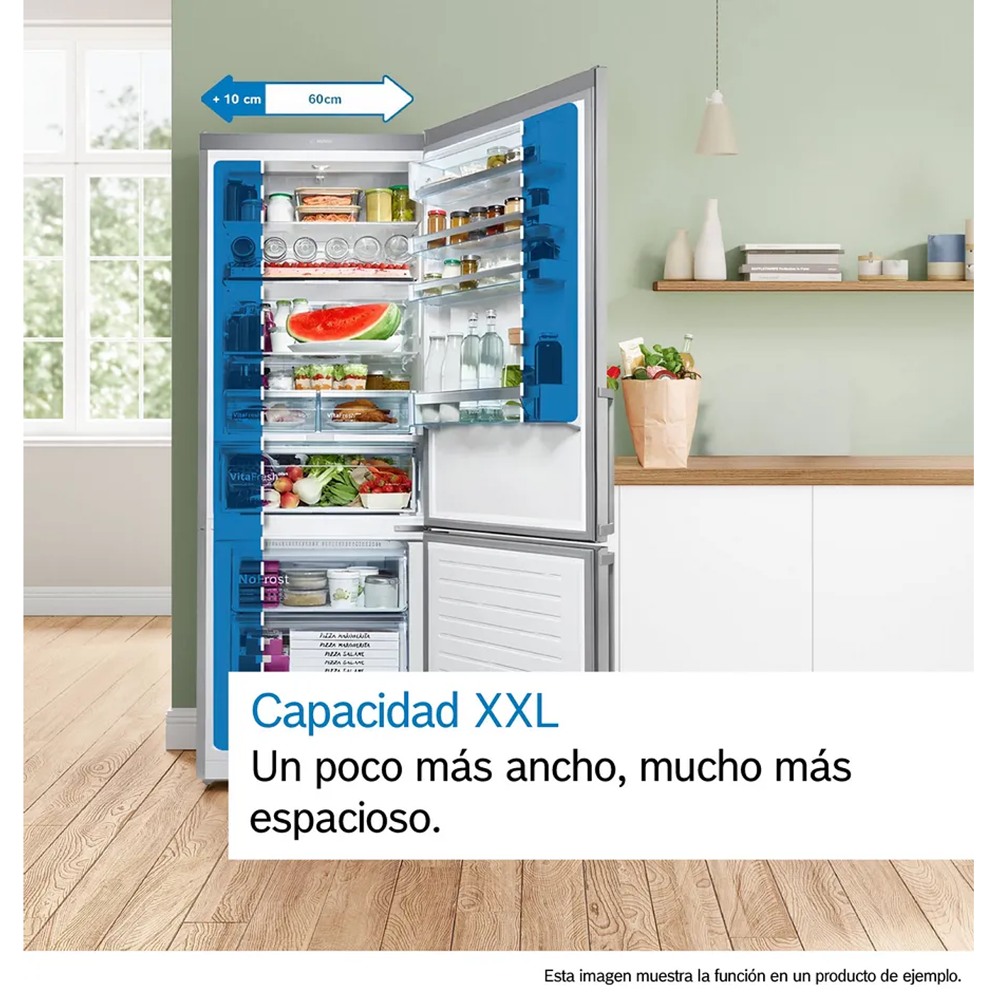Serie 4 Frigorífico combinado de libre instalación 186 x 86 cm Acero antihuellas, Total NoFrost 11
