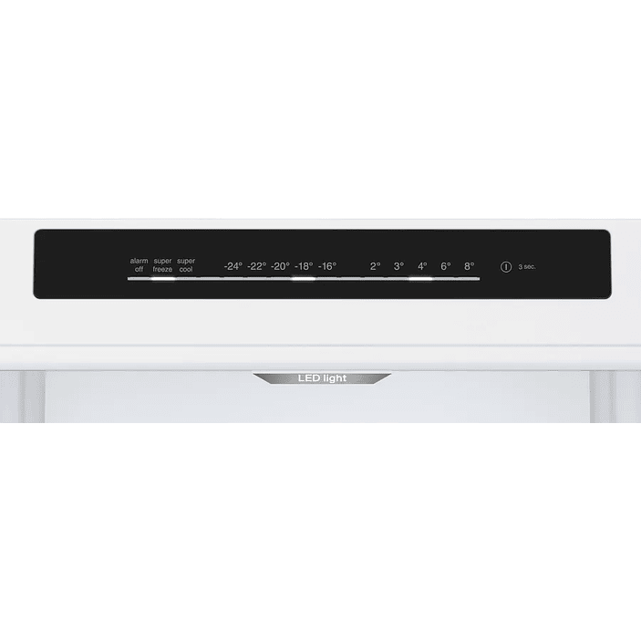 Serie 4 Frigorífico combinado de libre instalación 203 x 60 cm Acero antihuellas, Total NoFrost, Tiradores laterales integrados 2