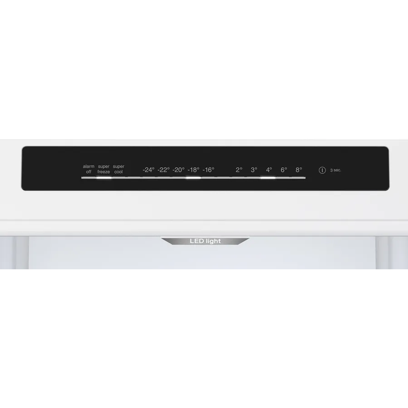 Serie 4 Frigorífico combinado de libre instalación 203 x 60 cm Acero antihuellas, Total NoFrost 3