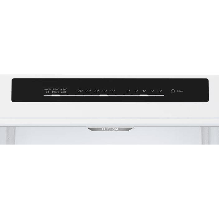 Serie 4 Frigorífico combinado de libre instalación 203 x 60 cm Acero antihuellas, Total NoFrost 3