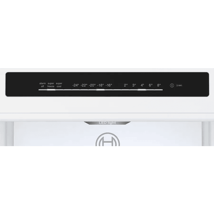 Serie 4 Frigorífico combinado de libre instalación 186 x 60 cm Acero antihuellas, Total NoFrost, Tecnología Inverter 3