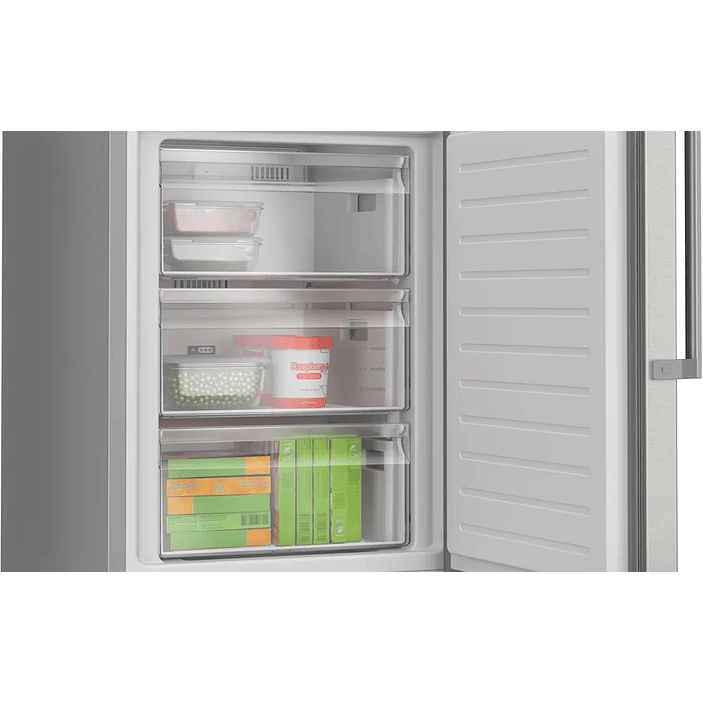 Serie 4 Frigorífico combinado de libre instalación 186 x 60 cm Acero antihuellas, Total NoFrost, Tecnología Inverter 7