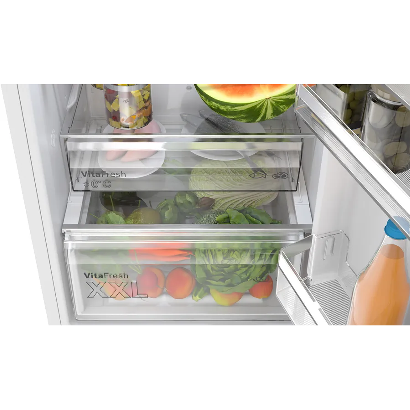 Serie 4 Frigorífico combinado de libre instalación 186 x 60 cm Blanco, Total NoFrost 6