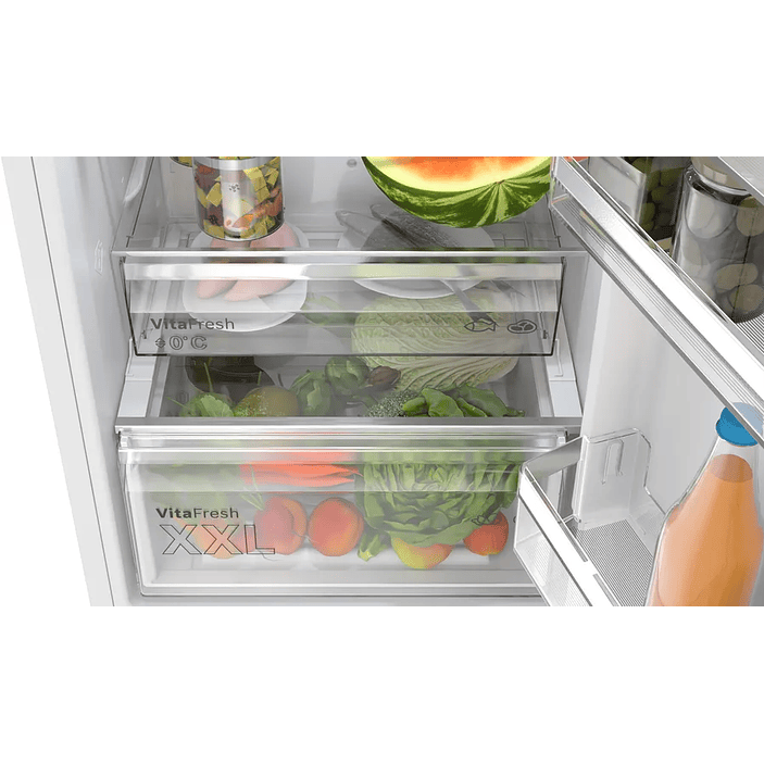 Serie 4 Frigorífico combinado de libre instalación 186 x 60 cm Blanco, Total NoFrost 6
