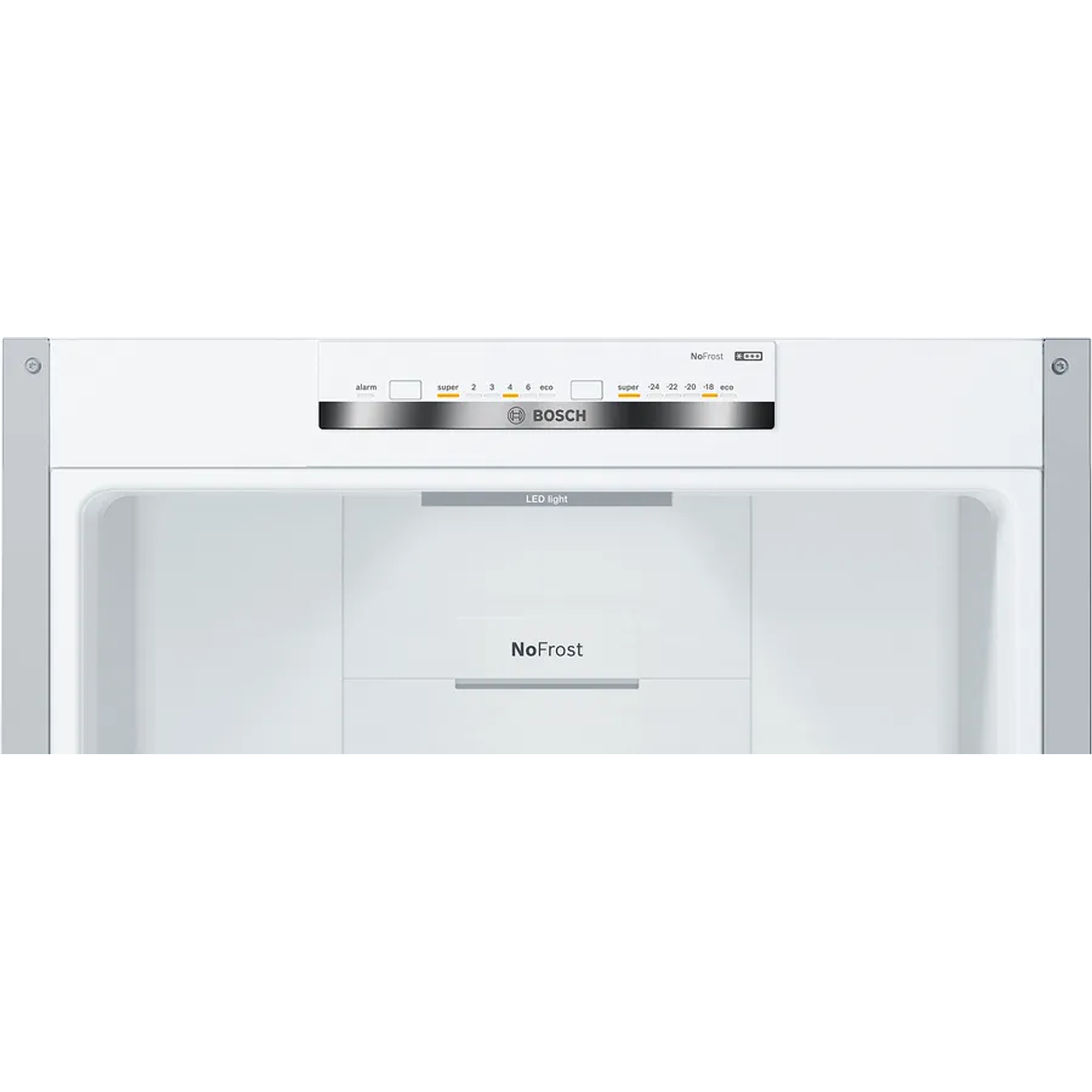 Serie 4 Frigorífico combinado de libre instalación 186 x 60 cm Acero antihuellas, Total NoFrost 2