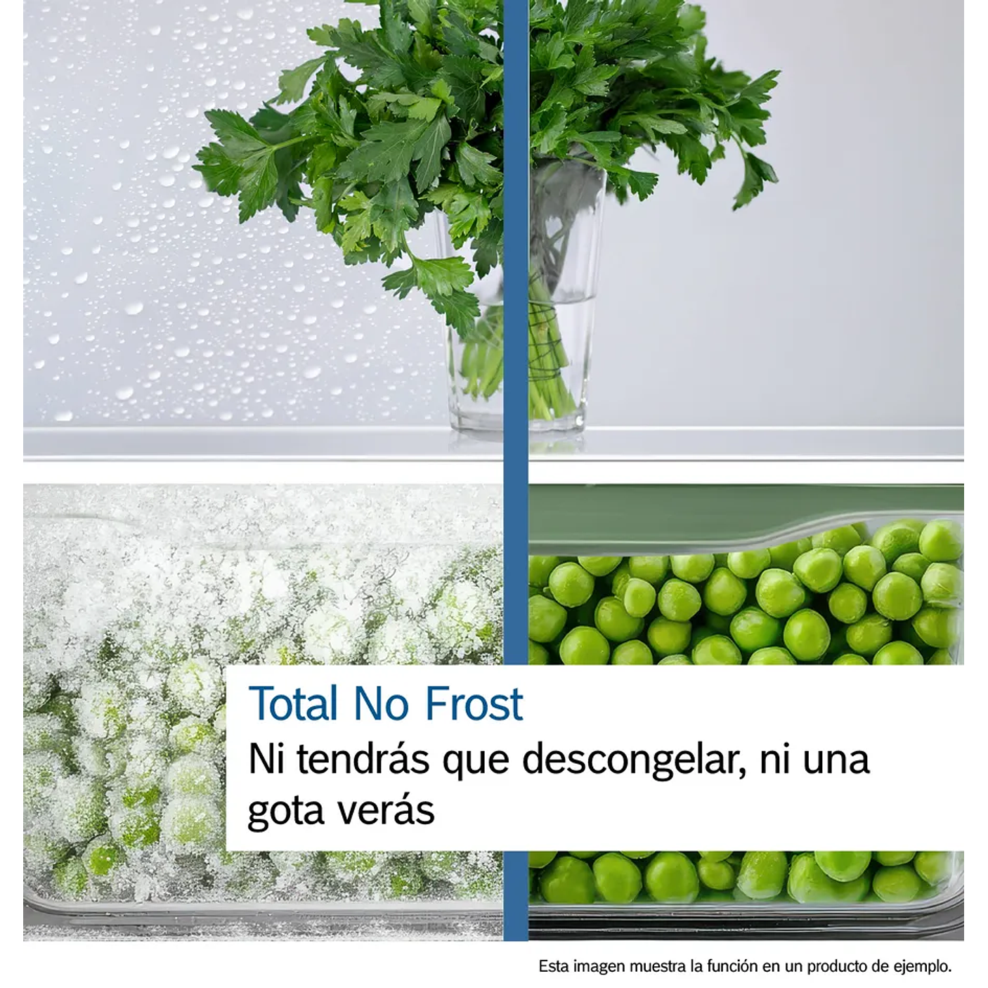 Serie 4 Frigorífico combinado de libre instalación 186 x 60 cm Acero antihuellas, Total NoFrost 8