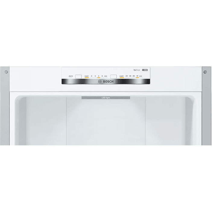 Serie 4 Frigorífico combinado de libre instalación 203 x 60 cm Acero antihuellas, Total NoFrost 2