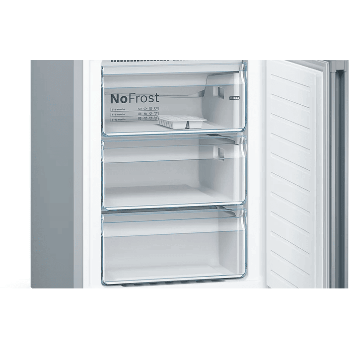 Serie 4 Frigorífico combinado de libre instalación 203 x 60 cm Acero antihuellas, Total NoFrost 5