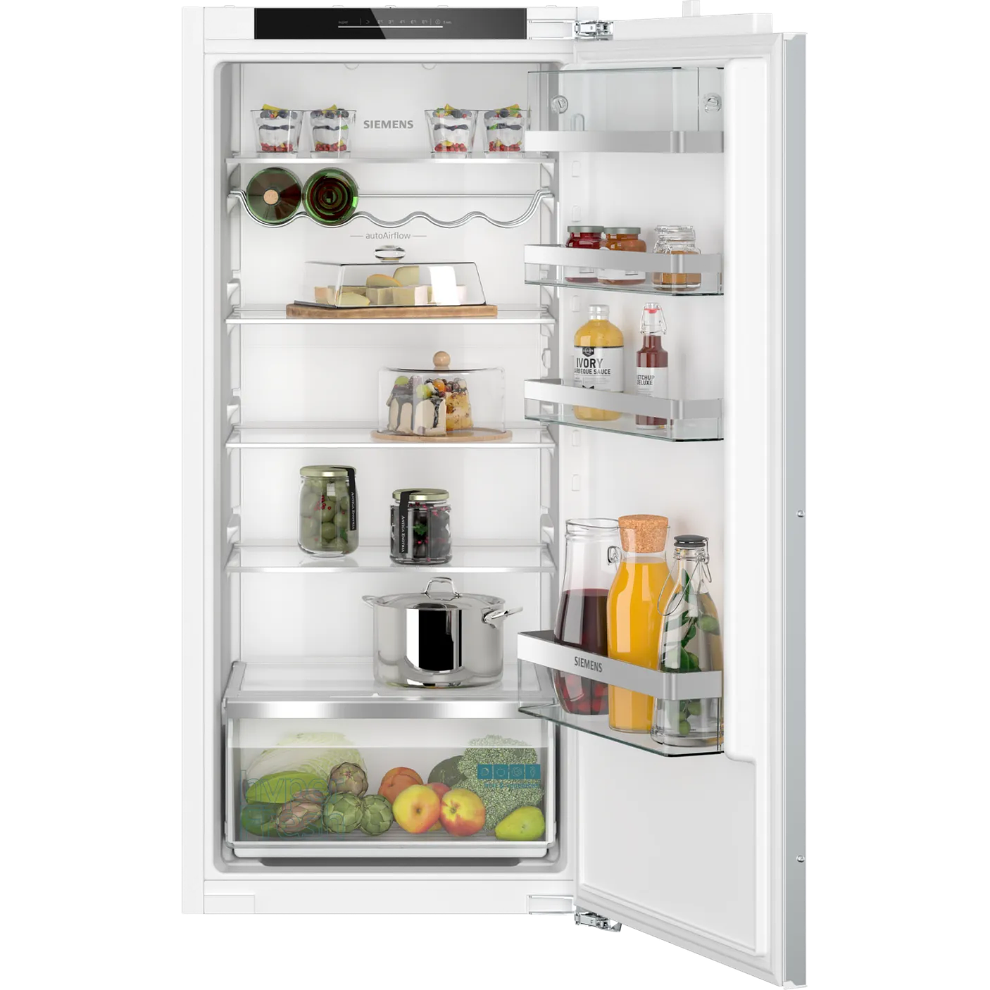 iQ500 Frigorífico integrable 122.1 x 55.8 cm Cierre SoftClose con puerta fija 1