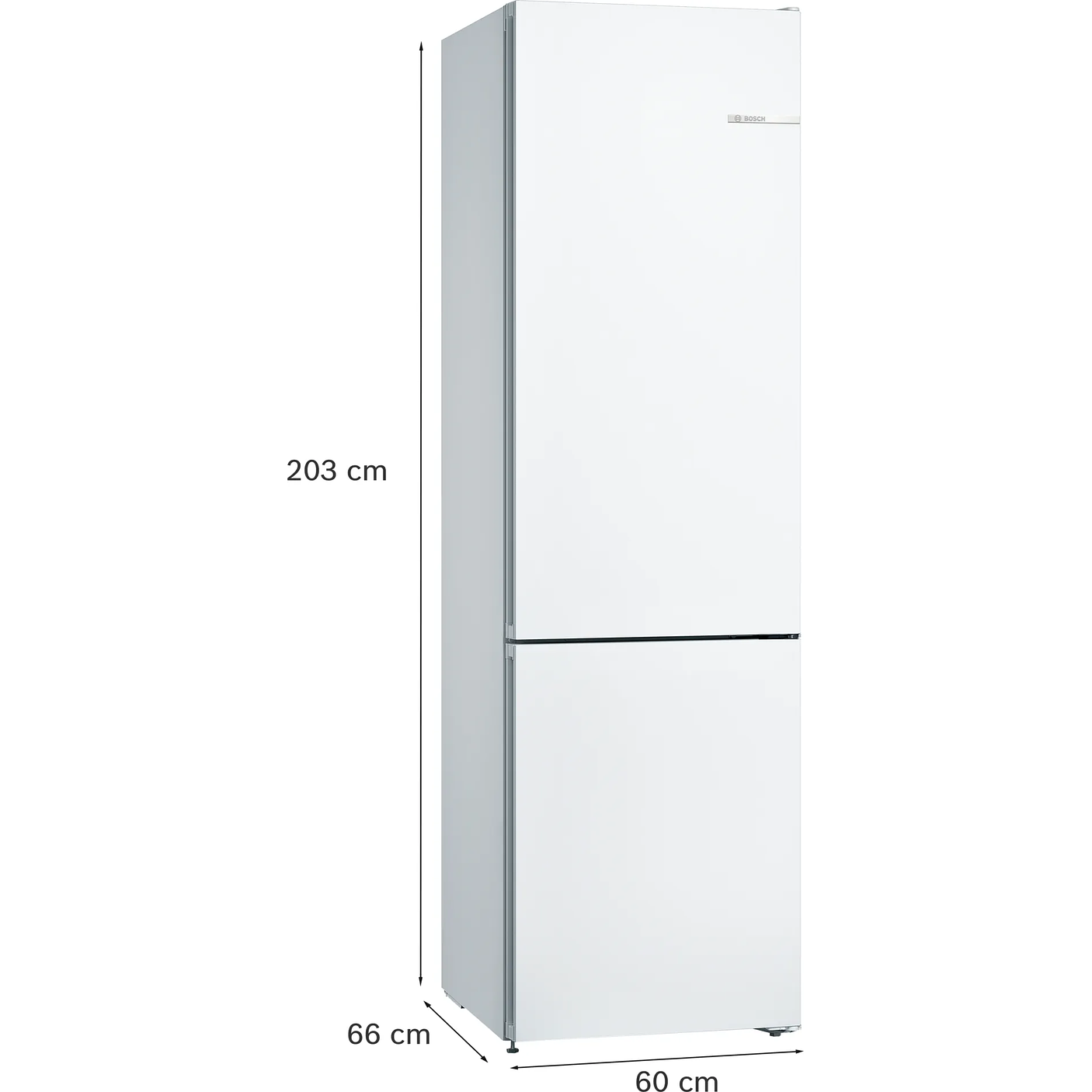 Serie 4 Frigorífico combinado de libre instalación 203 x 60 cm Blanco, Total NoFrost 9