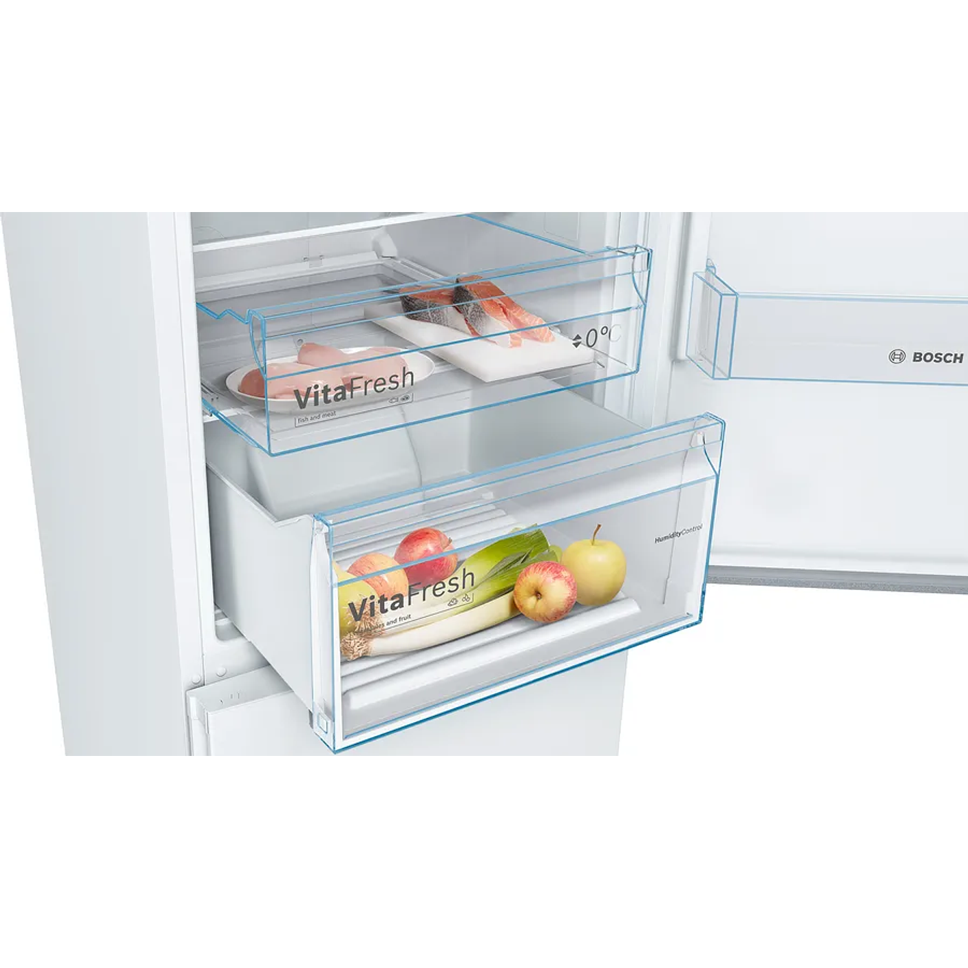 Serie 4 Frigorífico combinado de libre instalación 203 x 60 cm Blanco, Total NoFrost 8