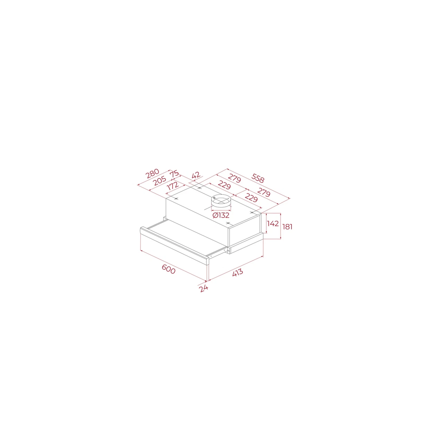 Campana Extractora TL 6310 60 cm Blanco Motor doble turbina TEKA 4