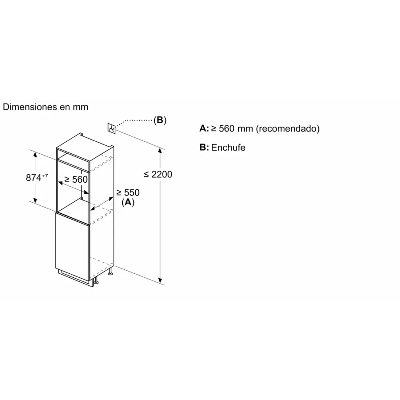 SIEMENS iQ300 · Congelador integrable 87,4 × 55,8 cm · Puerta fija 5