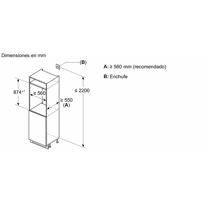 SIEMENS iQ300 · Congelador integrable 87,4 × 55,8 cm · Puerta fija 5