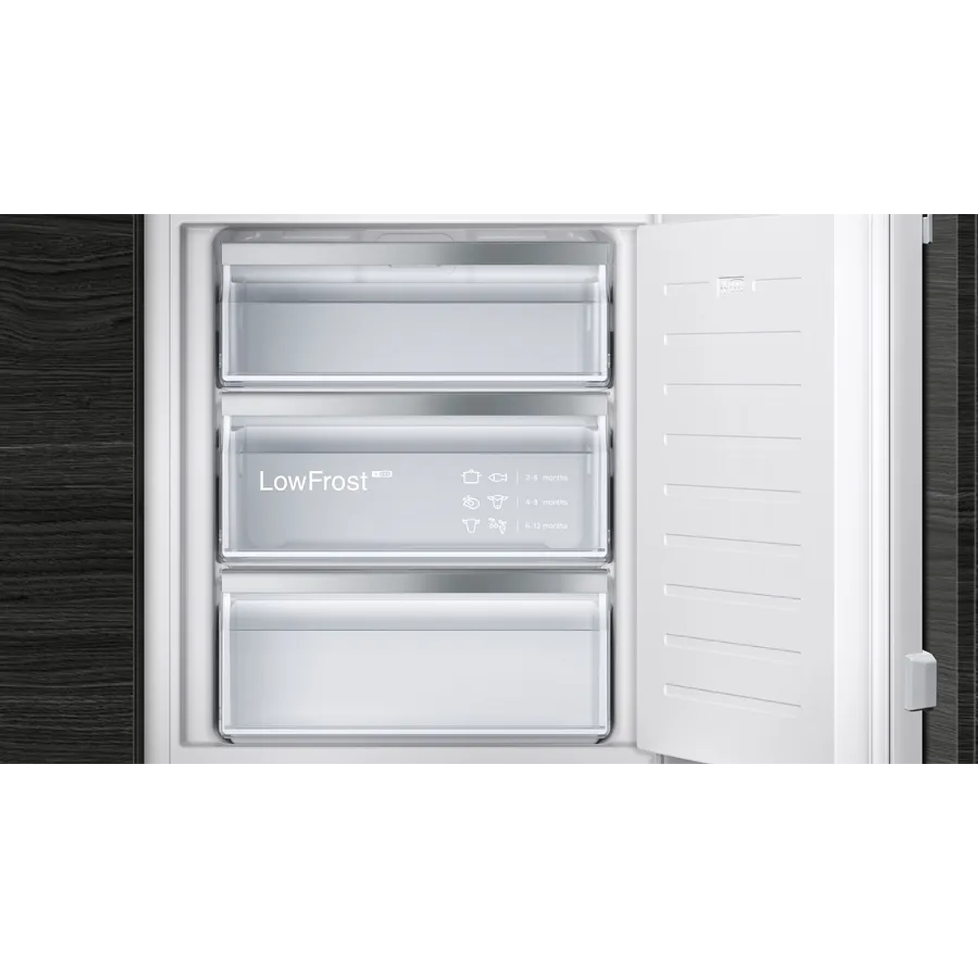 iQ300 · Congelador integrable 71,2 × 55,8 cm · Puerta fija (unidades limitadas) 4