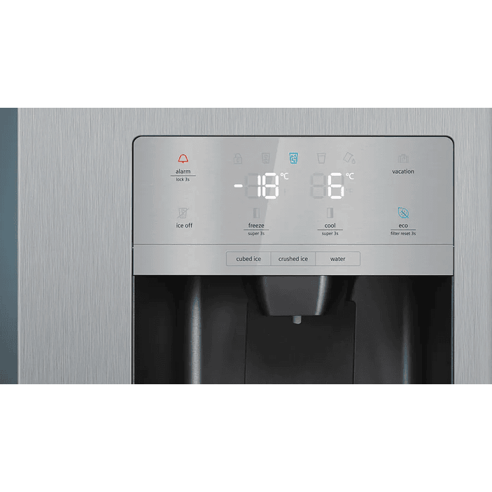 iQ500 Frigorífico americano 178.7 x 90.8 cm Acero antihuellas, Total noFrost 4