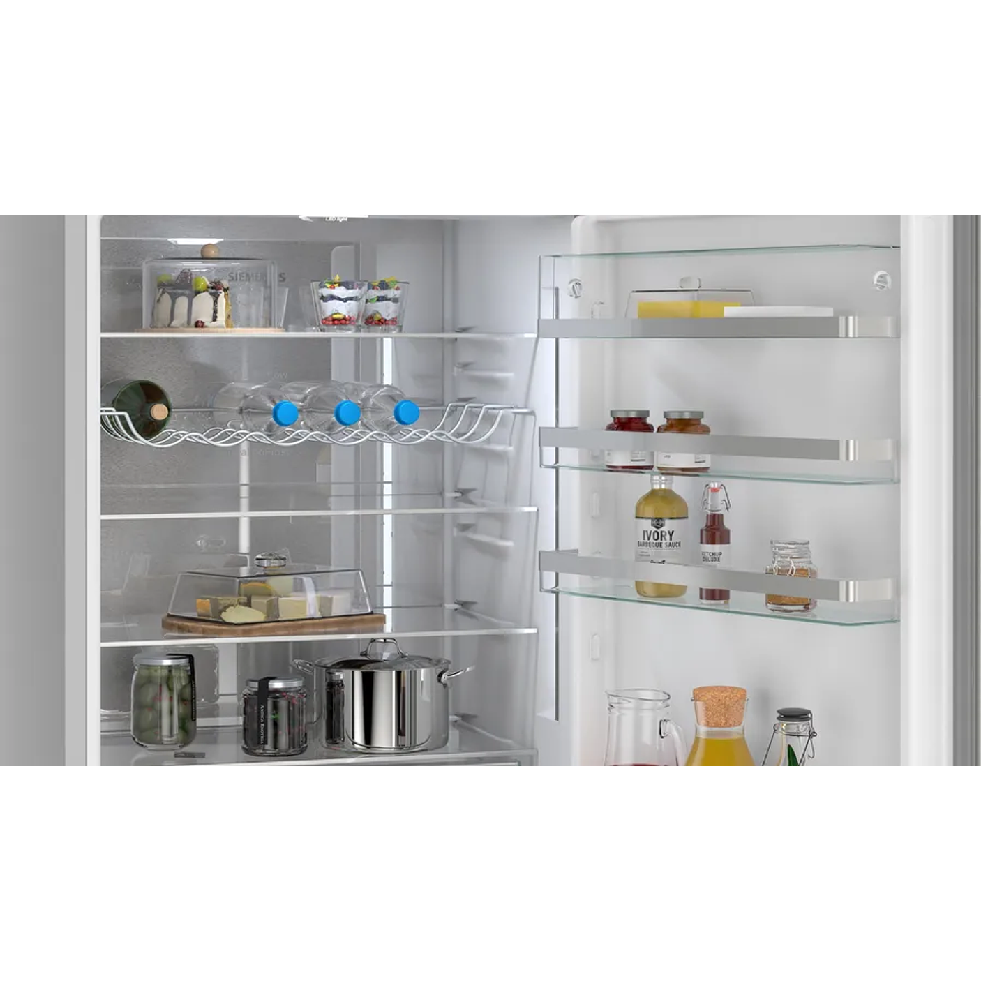 iQ500 Frigorífico combinado de libre instalación 203 x 70 cm Acero antihuellas, Total noFrost 5