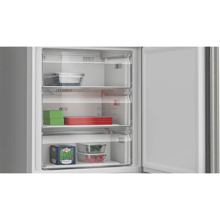 iQ300 Frigorífico combinado de libre instalación 203 x 70 cm Acero antihuellas, Total noFrost 4