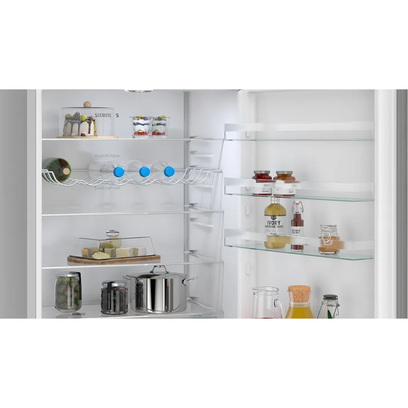 iQ300 Frigorífico combinado de libre instalación 203 x 70 cm Acero antihuellas, Total noFrost 8