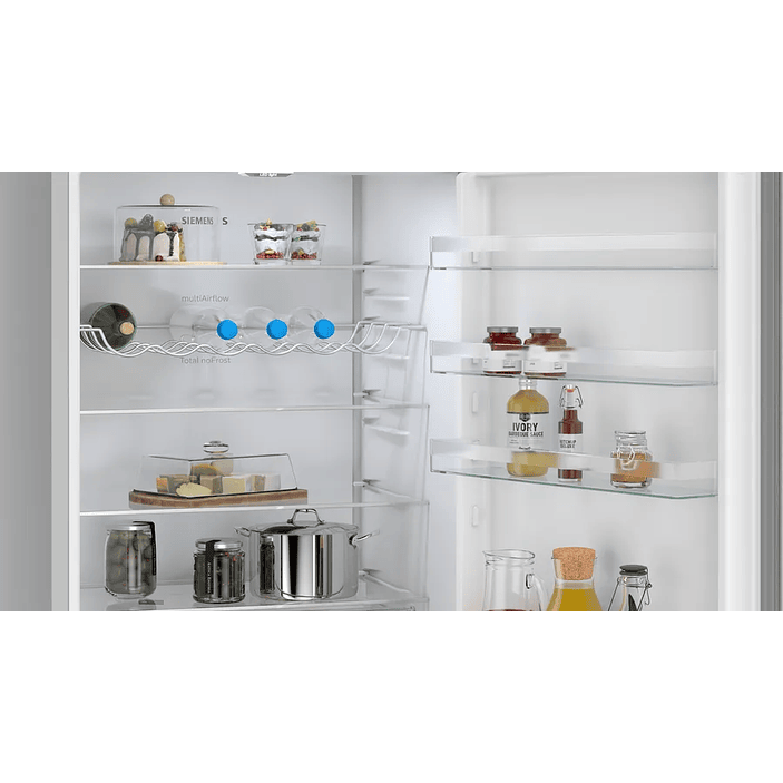 iQ300 Frigorífico combinado de libre instalación 203 x 70 cm Acero antihuellas, Total noFrost 8