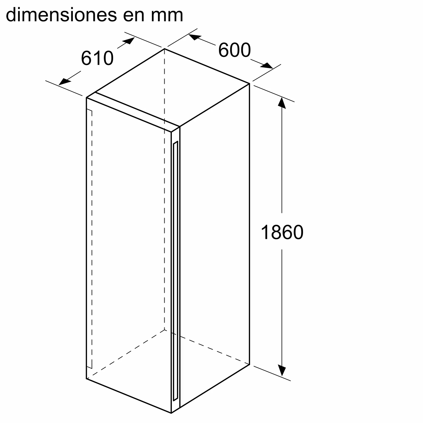Serie 6 Vinoteca libre instalación 186 x 60 cm 8