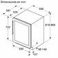 Serie 6 Vinoteca integrable doble zona 81.8 x 59.8 cm - Miniatura 6