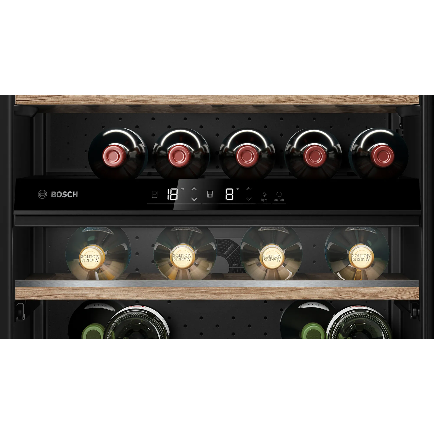 Serie 6 Vinoteca integrable doble zona 81.8 x 59.8 cm 7