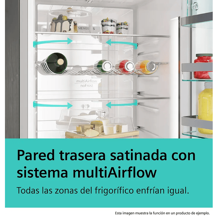 iQ300 SIEMENS Frigorífico combinado de libre instalación 203 x 60 cm Acero antihuellas, Total noFrost 8