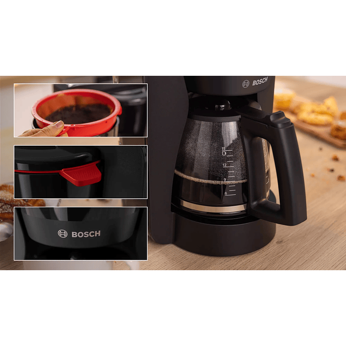 Cafetera MyMoment Negro 8 tazas BOSCH 4
