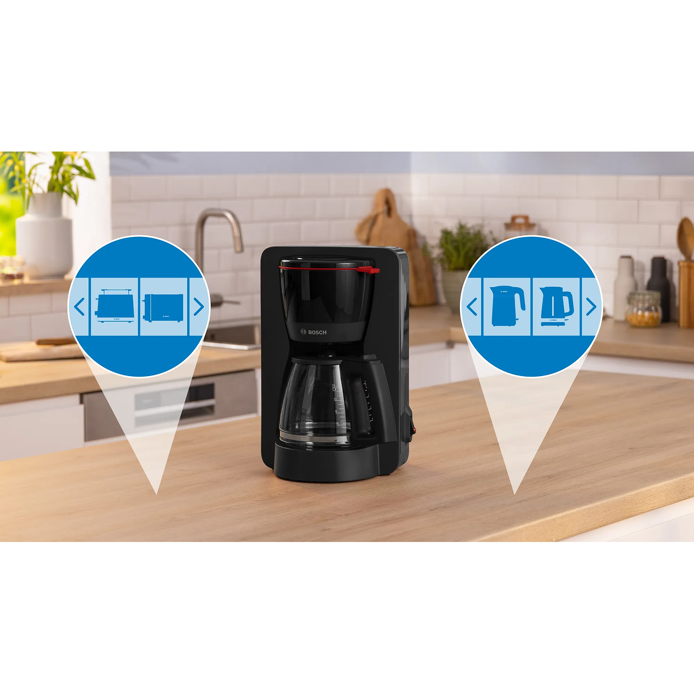 Cafetera MyMoment Negro 8 tazas BOSCH 11