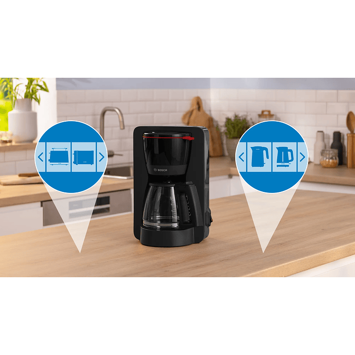 Cafetera MyMoment Negro 8 tazas BOSCH 11