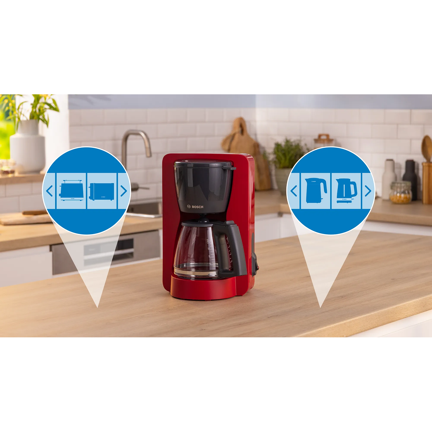 Cafetera MyMoment Rojo 8 tazas BOSCH 2