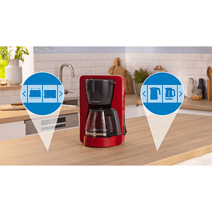 Cafetera MyMoment Rojo 8 tazas BOSCH