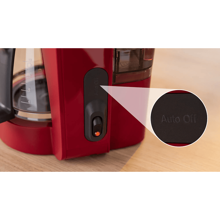 Cafetera MyMoment Rojo 8 tazas BOSCH 4