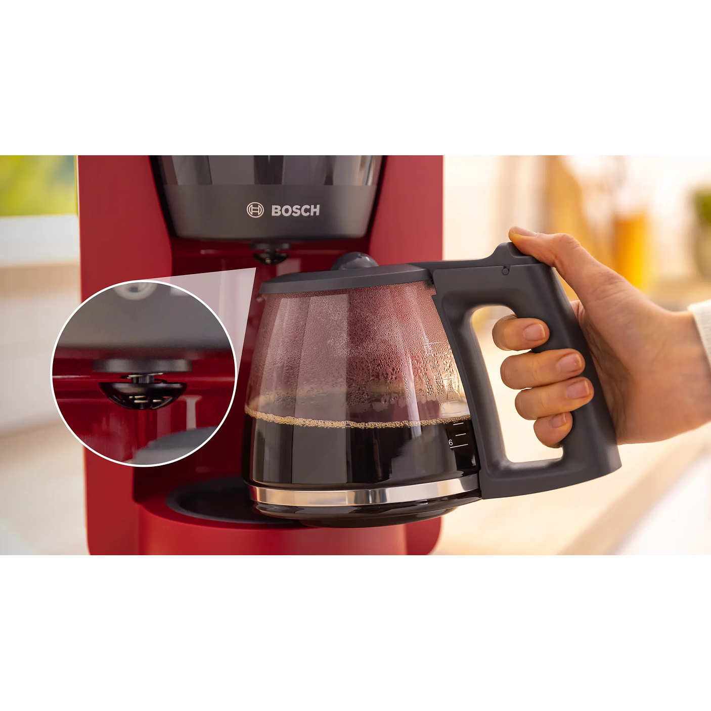 Cafetera MyMoment Rojo 8 tazas BOSCH 10