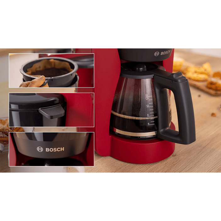 Cafetera MyMoment Rojo 8 tazas BOSCH 11